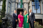 Botschafter Österreichs zum Königreich Belgien Jürgen Meindl, Europareferentin Landeshauptmann-Stellvertreterin Manuela Khom, die Mitglieder des Europäischen Parlaments Elisabeth Grossmann und Reinhold Lopatka  © Land Steiermark