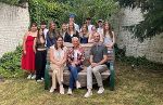 Gruppenfoto im Garten des Steiermark-Büros